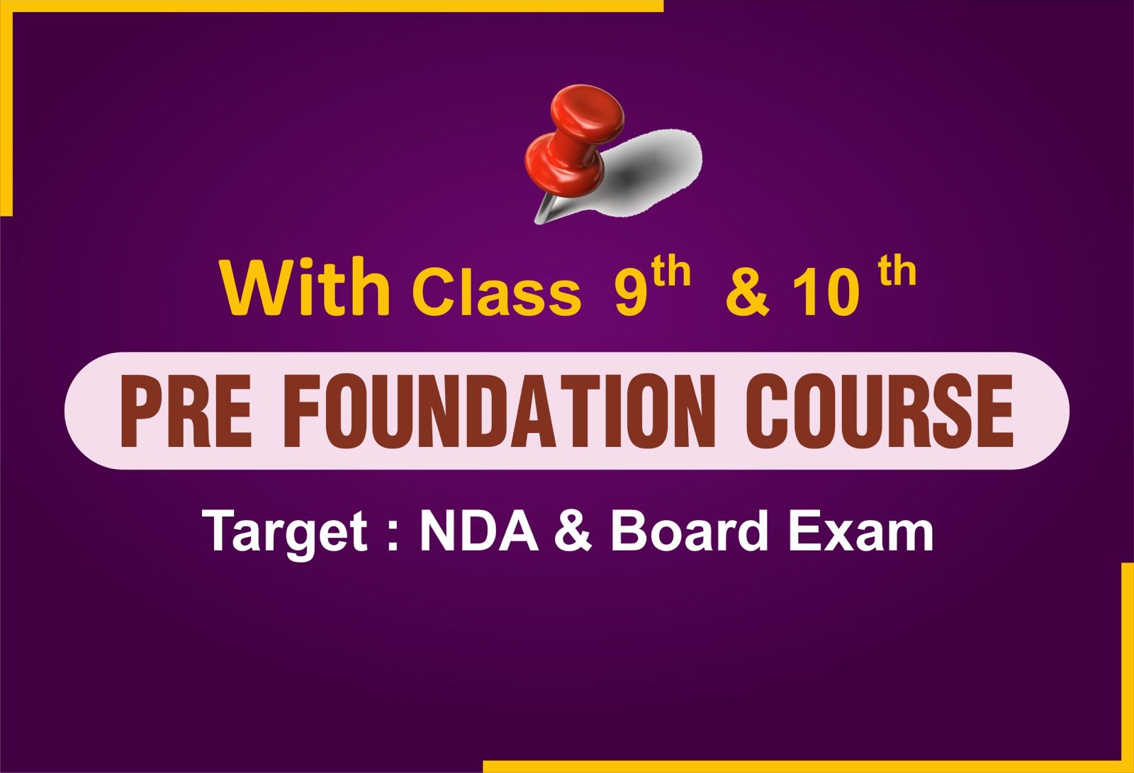  Pre-Foundation Batch for IX & X Offered. Why Join the Pre-Foundation Batch?