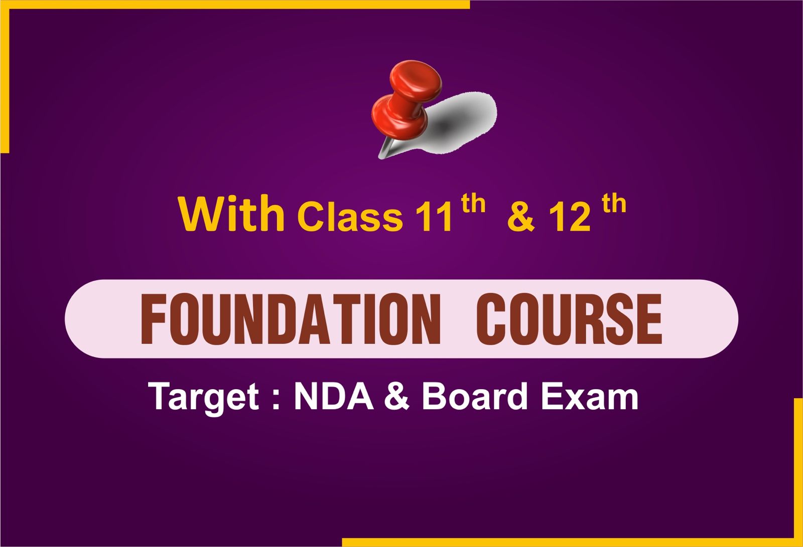 Foundation Batch for XI & XII .Why Join the Foundation Course?